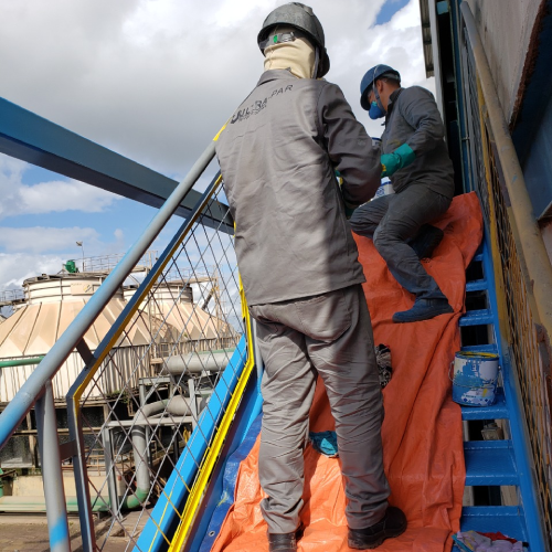 Manutenção de Pintura da Planta industrial Lasa Agroindustrial